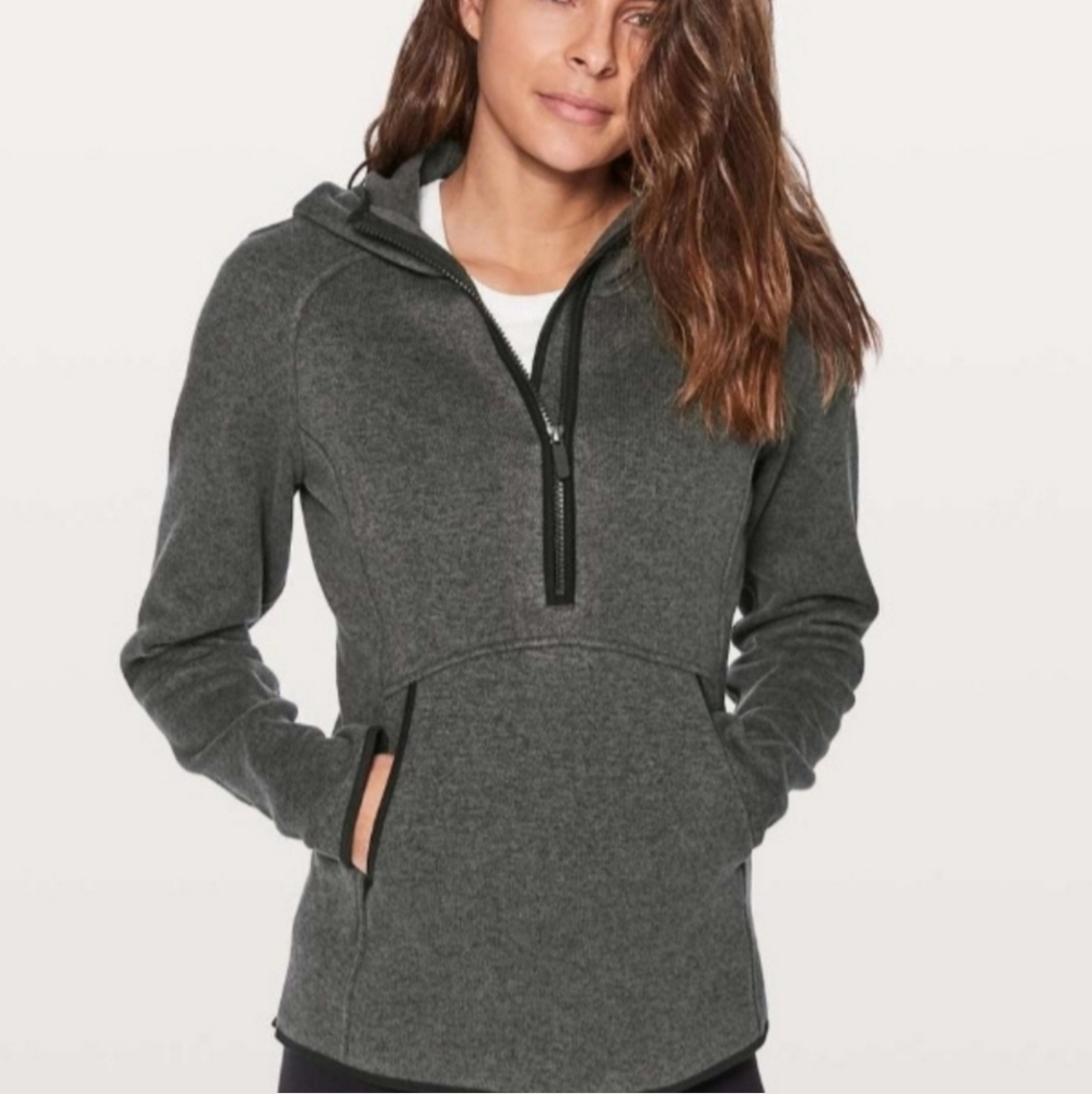 Lululemon FLEECE AND THANK 1/4 Zip Hoodie